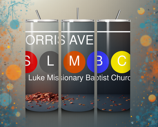 St. Luke SLMBC Metro/Subway 20oz UV-Printed Tumbler