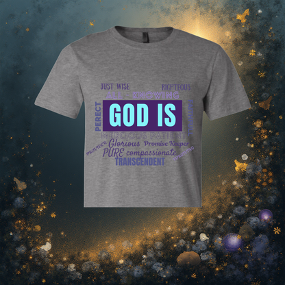 Short Sleeve Shirt - God Is Purple & Teal