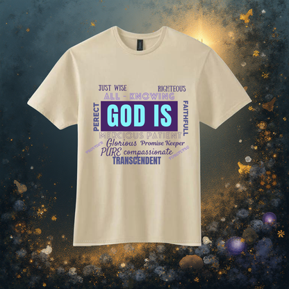 Short Sleeve Shirt - God Is Purple & Teal