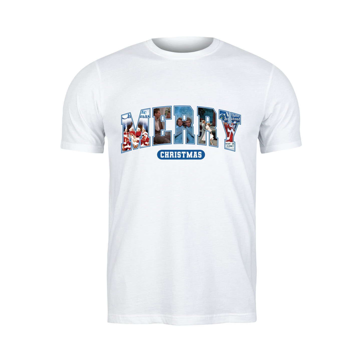 Christmas - Short Sleeve Shirt: Merry -  White Christmas