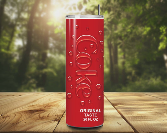 Tumbler: oca-Cola UV Printed Tumbler – 20oz