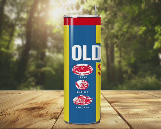 Tumbler: Old Bay Seasoning UV Printed Tumbler – 20oz