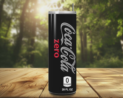 Tumbler: Coca-Cola Zero UV Printed Tumbler – 20oz
