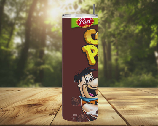 Tumbler: Cocoa Pebbles UV Printed Tumbler – 20oz
