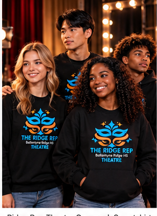 Ridge Rep Theatre Crewneck diverse lifestyle