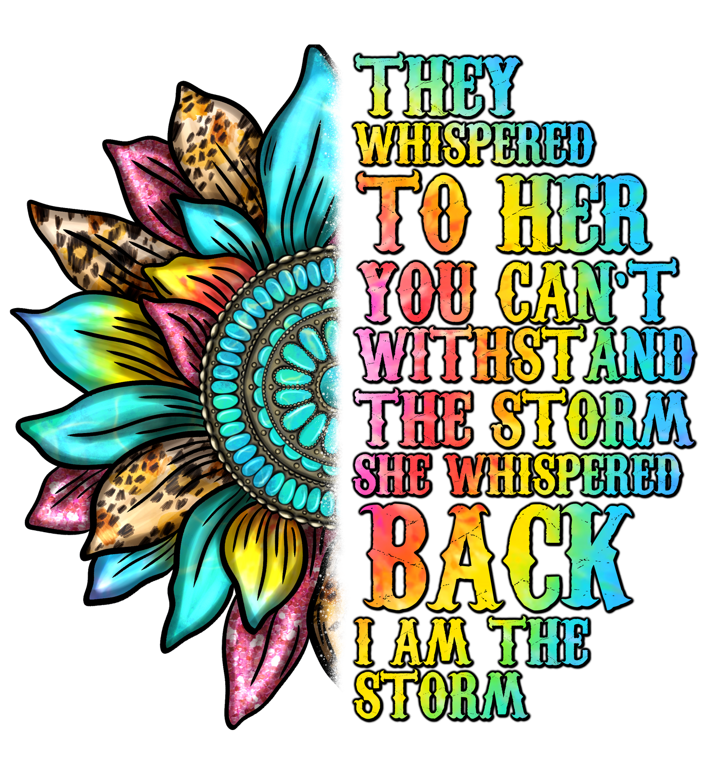 Tote Bag w/Canvas Pocket: They Whispered to Her