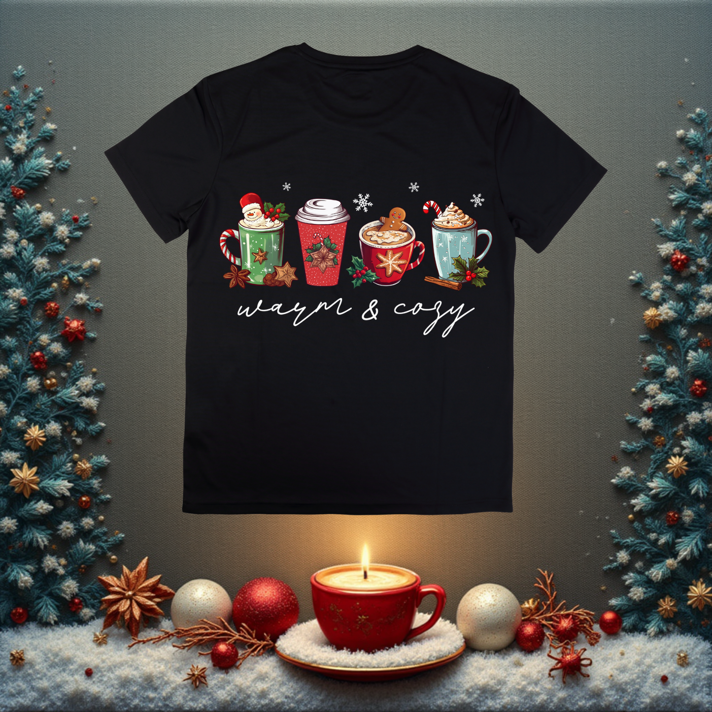 Christmas - “Warm & Cozy” Christmas Tee