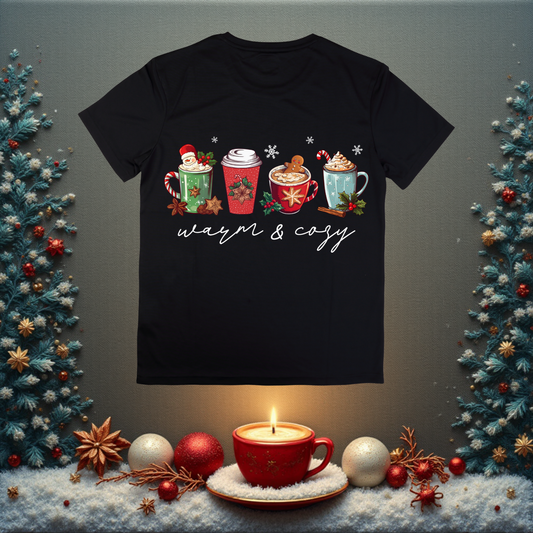 Christmas - “Warm & Cozy” Christmas Tee